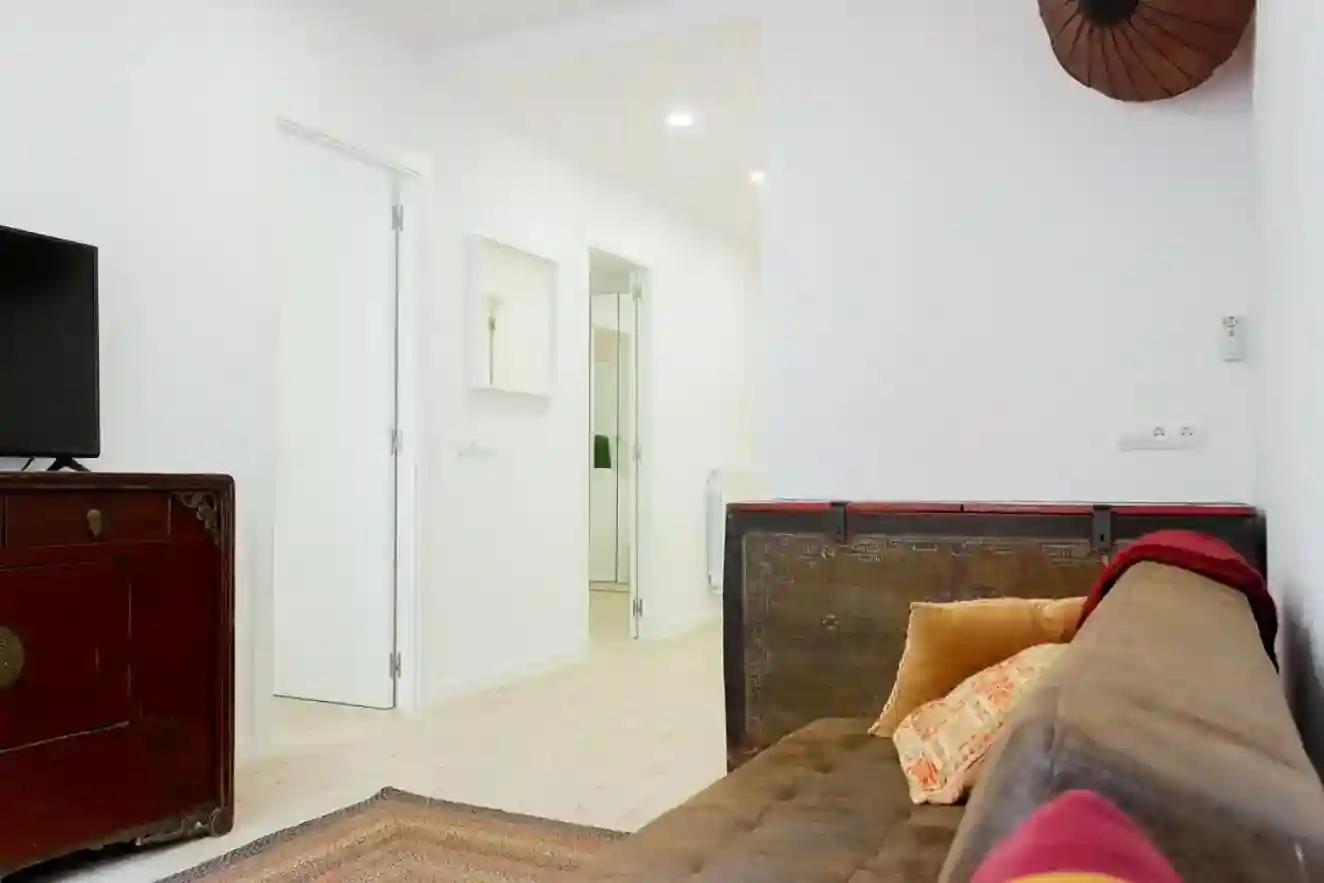 sala de estar del coliving vibes badal